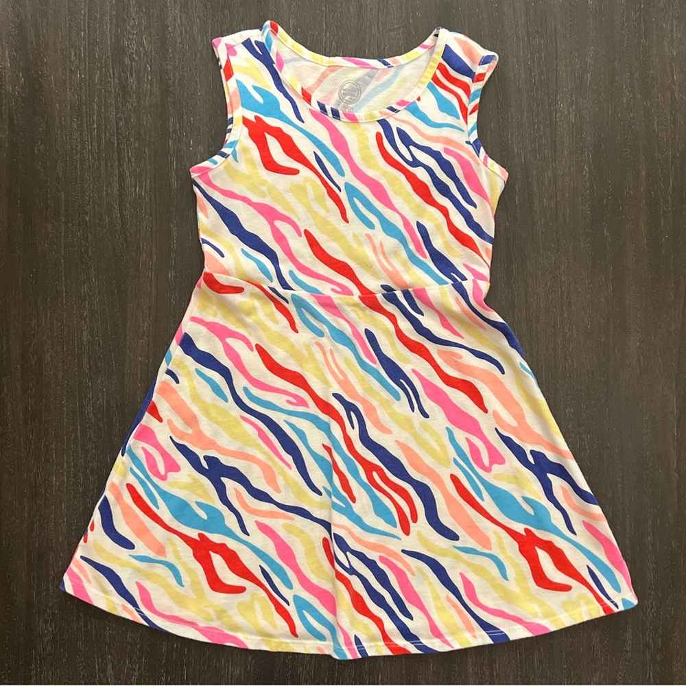 Wonder Nation Girls Sleeveless Dress 6/6X